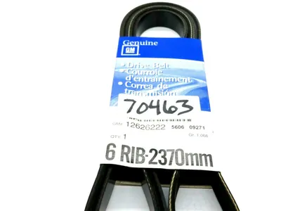 NEW GM 6PK2370 DRIVE BELT 6RIB-2370MM 12626222