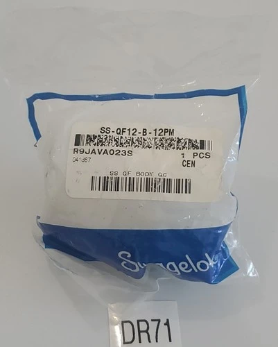 NEW SWAGELOK SS-QF12-B-12PM
