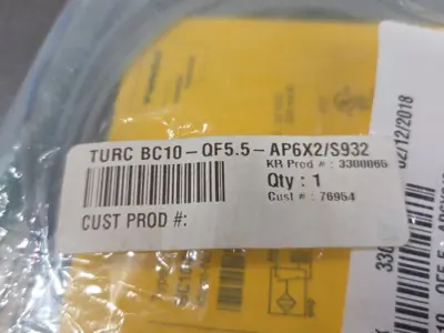 Used TURCK BC10-QF5.5-AP6X2/S932 Relays & Switches South Carolina US | Palmetto Automation #1286848