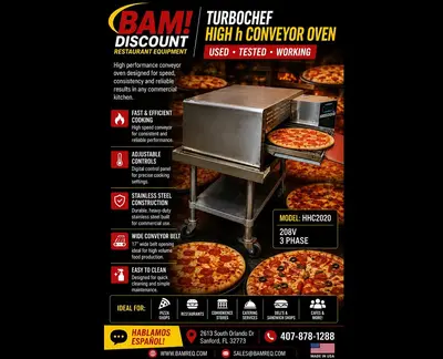 USED TURBOCHEF HIGH H CONVEYOR OVEN (HHC)
