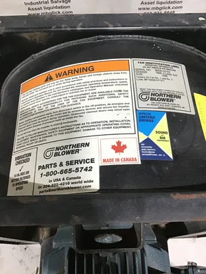 Northern Blower JMN-184-2 Industrial Pressure Blower