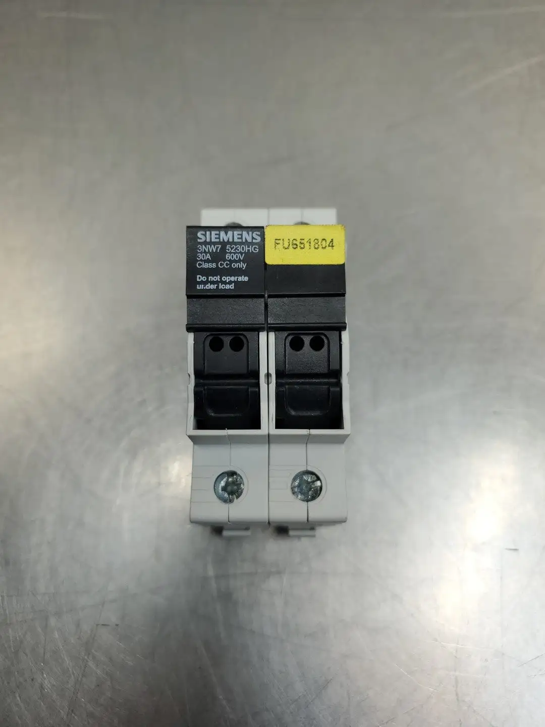 Used Siemens 3NW7 5230HG Fuse Holder, 30A, 600V, Class CC Fuse Accessories | Palmetto Automation #1149890