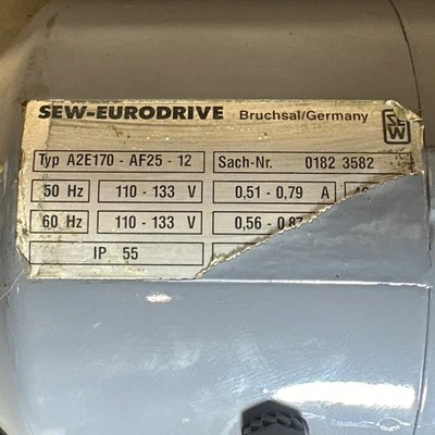 NEW SEW EURODRIVE A2E170-AF25-12 KHZ37