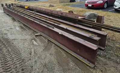 USED 1999 USECO INDUSTRIES 3 TON DOUBLE BRIDGE OVERHEAD CRANE