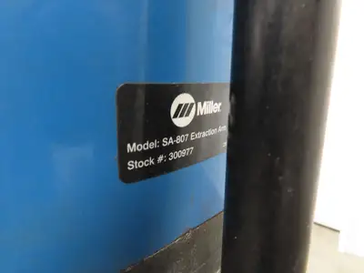 Miller Filtair MWX-S Welding Fume Extractor Mobile 115V 1Hp 7' Arm