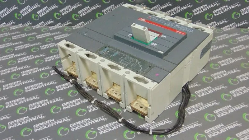 ABB S6N SACE S6 4 Pole Molded Case Switch 800 Amps 600VAC Used