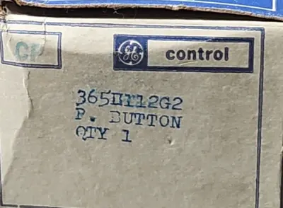 GE 365B112G2 Double Push Button Switch. Loc4D28
