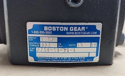NEW Boston Gear F718-15-B5-G