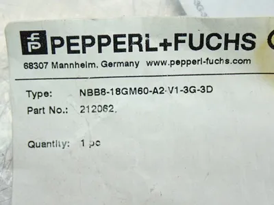 NEW PEPPER+FUCHS 212062