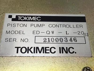 USED TOKIMEC ED-QV-L-20S1