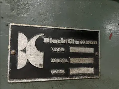 USED BLACK CLAWSON 6XTR