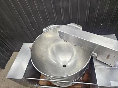 🔴 Heading to Auction May 27 - Used Twin 150 Gallon Cleveland Kettles, 316 Stainless Steel