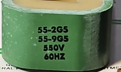 General Electric 55-2G5 55-9G5 Coil renewal. Loc4C22