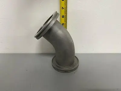 Stainless Steel Elbow 90 Degrees 3 5/8" KF Vacuum Fitting