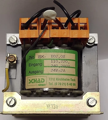 Schad ISK-E02.0S   24V Transformer  2 Amp Multi Voltage Input 280, 240, 220, 110
