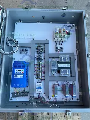 USED WIEGMANN N4363008 ENCLOSURE W/ FUJI ELECTRIC PHL11B12-E1, METTLER TOLEDO PANTHER