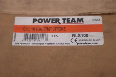 SPX Power Team RLS100 10 Ton 7/16"" Stoke Cylinder STK GF311A