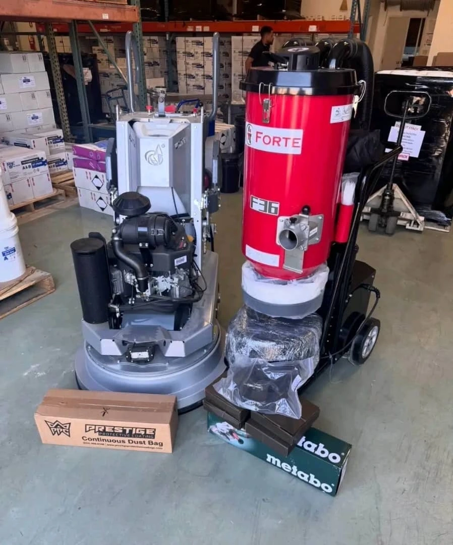 Used New Lavina 30GEB With Forte vacuum Concrete Grinders New York US | Rodrigues James #1557871