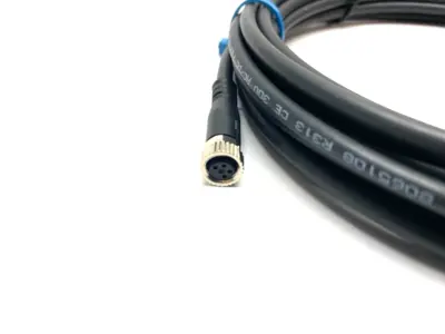 USED FESTO DBL-ENDED CONNECTION CABLE M8 4-PIN 5M