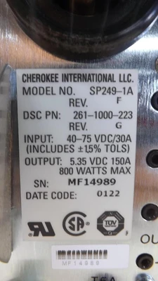 Used CHEROKEE INTERNATIONAL _UNKNOWN_ Misc Networking Equipment | OCO Industrial #1575064