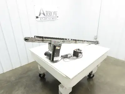 MK North America GUF-P 2000 50mm x 2020mm Belt Conveyor 115V Variable Speed READ