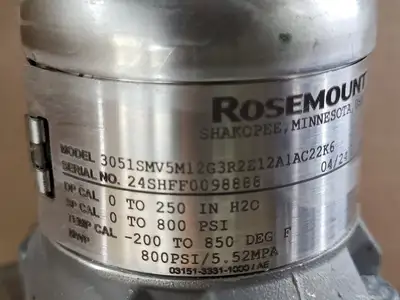 USED ROSEMOUNT 3051SMV5M12G3R2E12A1AC22K6