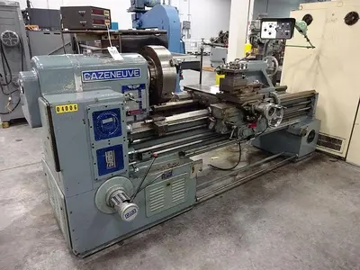 USED 1987 CAZANUEVE 28" X 60" GEARED HEAD ENGINE LATHE