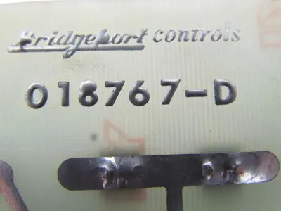 Bridgeport controls 018767-D Triac control PCB circuit board