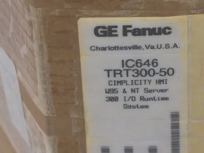 NEW GE FANUC IC646TRT300-50 CIMPLICITY HMI W95 & NT SERVER IC646TRT300