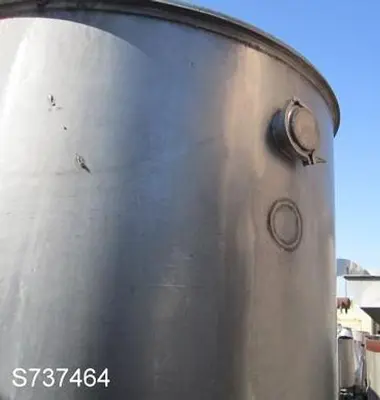 Tank, 650 Gallon, S/st, 4' x 87", No Nameplate #S737464