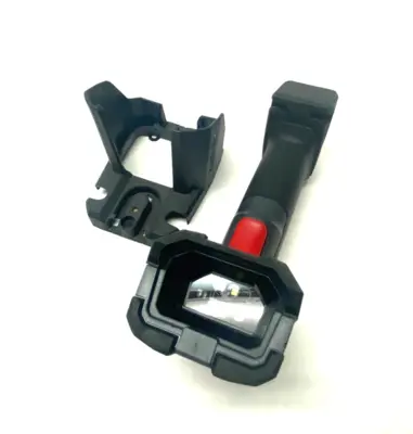 USED KEYENCE RUGGED INDUSTRIAL HANDHELD CODE READER, WIRELESS/WIRED W/ MOUNT