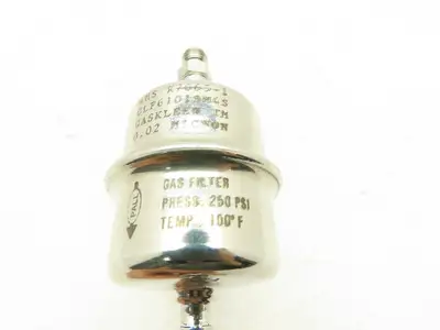 Pall Gaskleen GLF6101SM4S Inline Gas Filter 0.02 Micron 250 PSI 100F 1/4" Tube