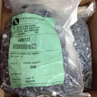 New | in-Stock DB ROBERTS FH-0420-14ZI Misc Fasteners Michigan US | Ideal Machinery #1309674