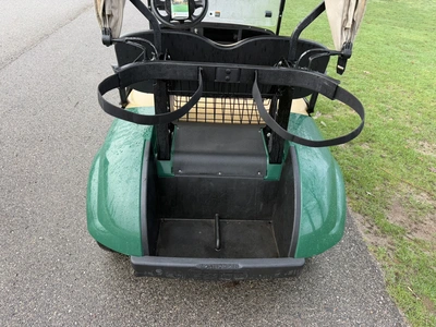 (1) 2019 E-Z-Go EFI golf cart with a Kawasaki gas engine, model 657061G01, includes canopy, fold-dow...