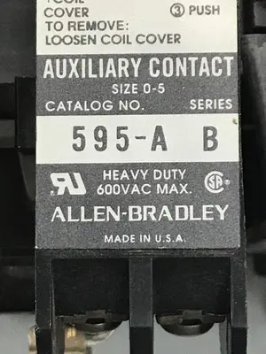 USED ALLEN BRADLEY 509-BOD SER B W45