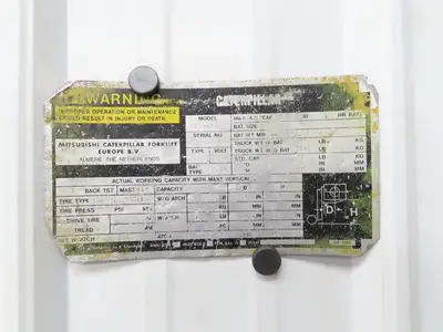 Caterpillar EP18KT Forklift Hydraulic Brake Pedal Master Cylinder Assembly