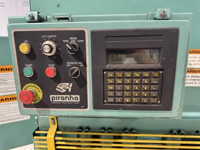 Used 2002 PIRANHA M 1/4-10 Power Squaring Shears (Inch) Illinois US | Revelation Machinery #1283720