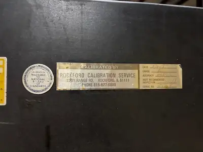 USED CONTINENTAL GRANITE CORP. INSPECTION TABLE