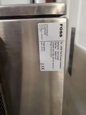 Foss XP-2400 NIRS XDS Process Analyzer. 1E