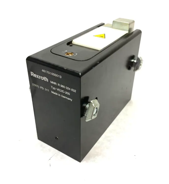 Used BOSCH REXROTH STOP GATE DAMPER TYP: VE2/D-200 Parts (Hydraulics and Pneumatics) | Maverick Industrial Sales #1120158