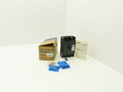 Fuji Electric EA202A  2-Pole Circuit Breaker 225A 600VAC 250VDC 2-Pole