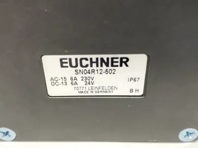 New | in-Stock EUCHNER LIMIT SWITCH 013102 MISSING PORT COVER Relays & Switches | Maverick Industrial Sales #1099963