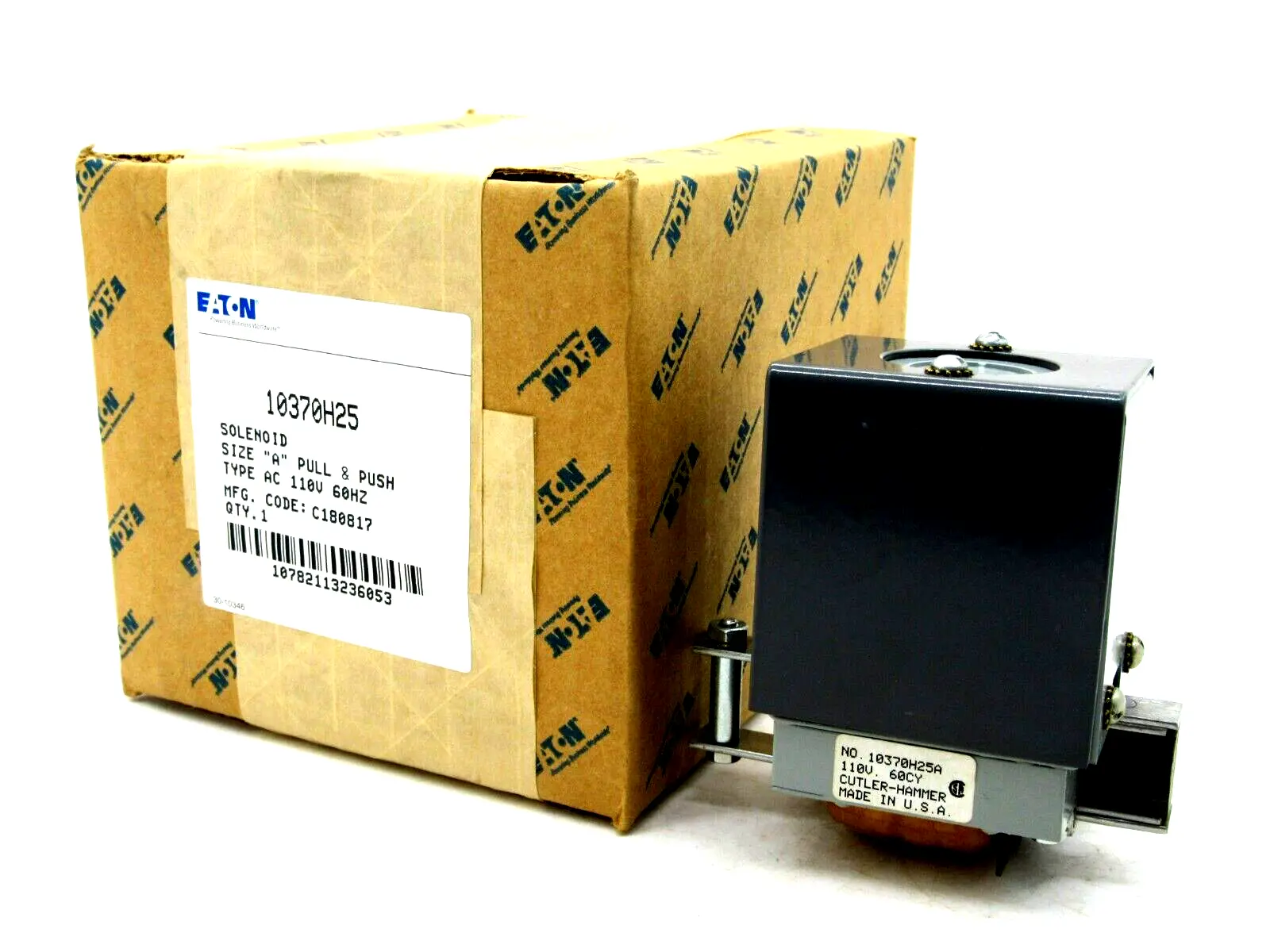 NEW EATON CUTLER HAMMER 10370H25 GENERAL PURPOSE SOLENOID SIZE A