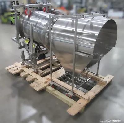 Stainless Steel Seasoning Drum – 30" x 44" Industrial Tumbler