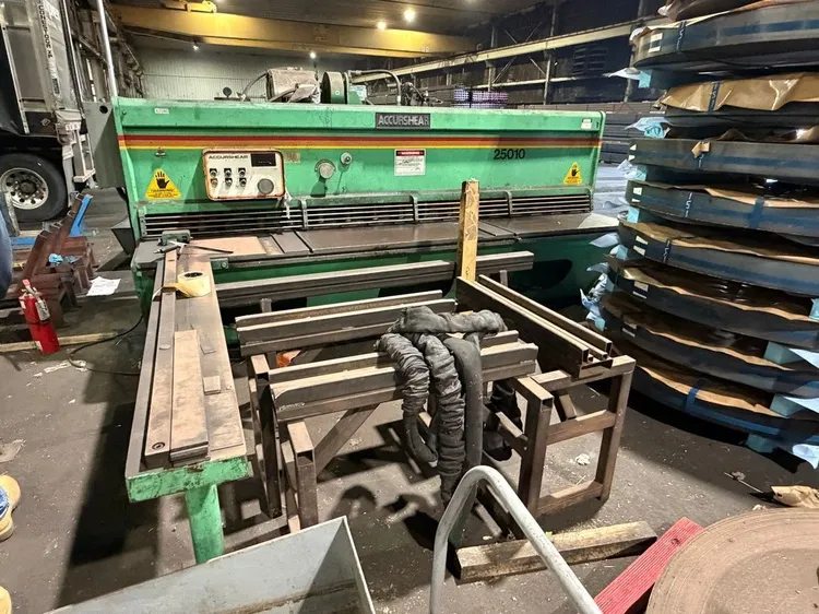Used 1990 ACCURSHEAR 625010 Power Squaring Shears (Inch) Ohio US | Michael Meyer #1171861