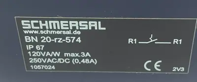 NEW SCHMERSAL BN 20-RZ-574 MAGNETIC SENSOR IP67 BN20RZ574