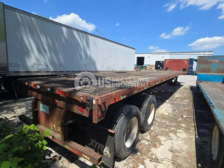 Used 2002 FONTAINE TANDEM AXEL FLATBED TRAILER Flatbed Trailers Maryland US | US Recycling Equipment #1494048
