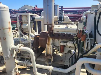 Used KNIGHT KOA-2 4-3/4" SINGLE STAGE HORIZONTAL AIR BOOSTER COMPRESSOR High Pressure Air Compressors Pennsylvania US | East West Machinery & Drilling #1417200