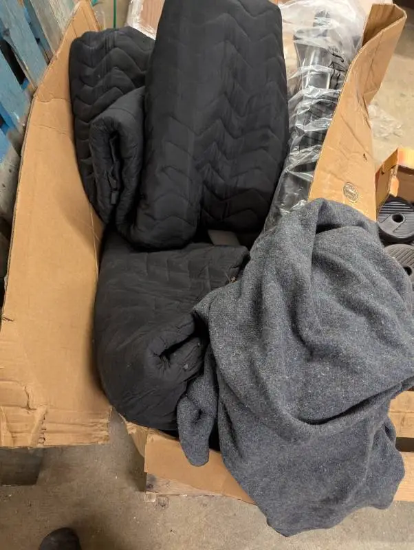 2 Heavy and 1 lighter weight moving blankets