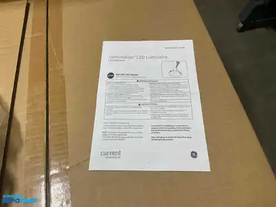 Skid lot of Lumination LED Luminaire light fixtures 120-277V 50/60Hz model#LRXR830830MDLE